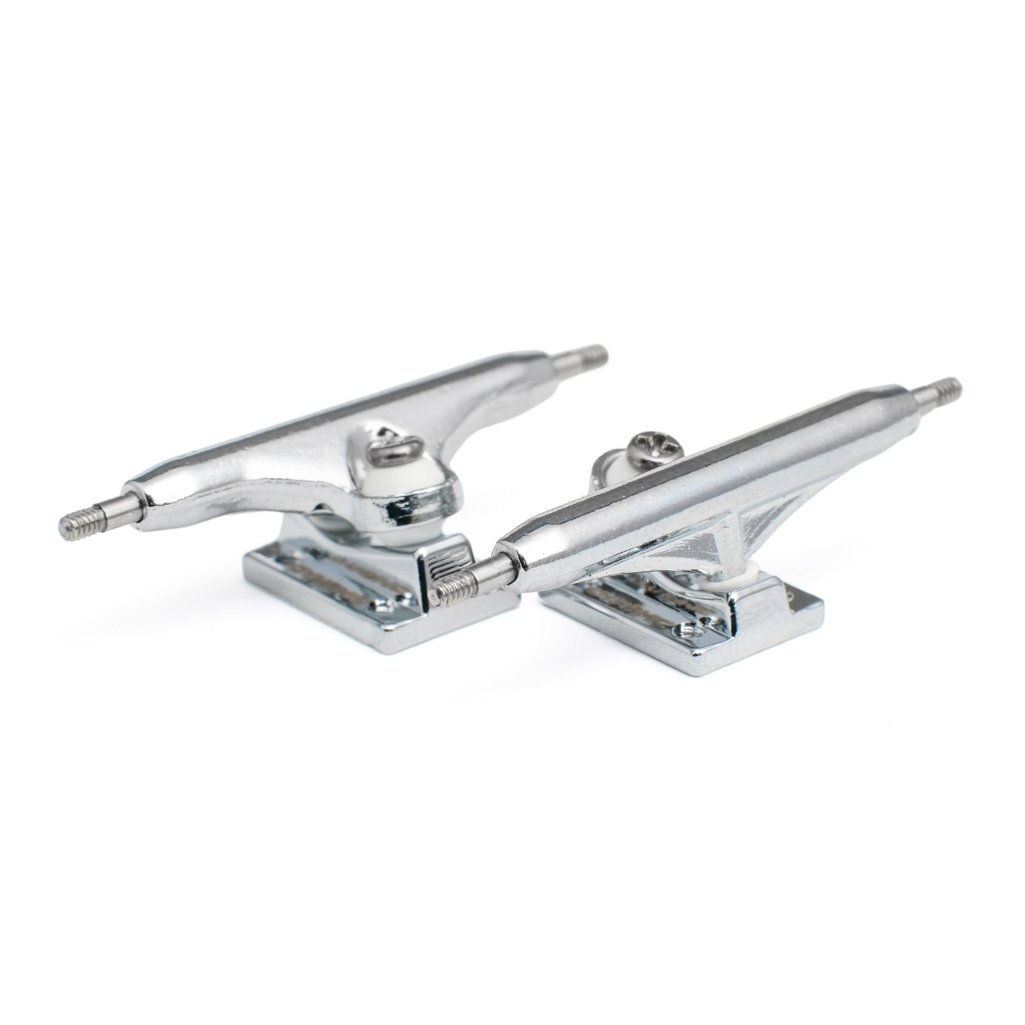 Dynamic Fingerboard Trucks - 34mm Chrome and Red - Walmart.com