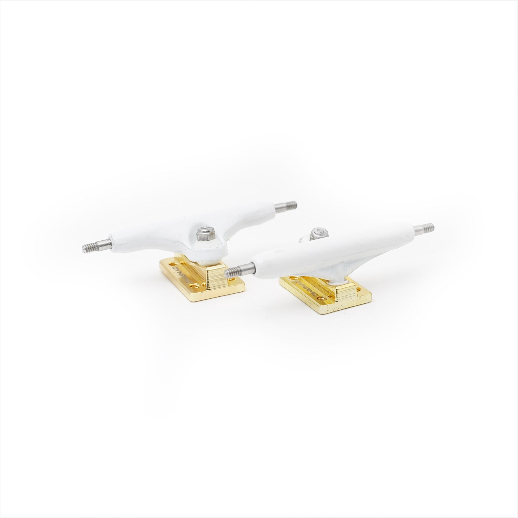 Dynamic Trucks - 34mm White Hanger Gold Baseplate Special Edition