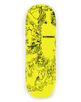 Dynamic Plastic Deck - "Flowerlife" Yellow