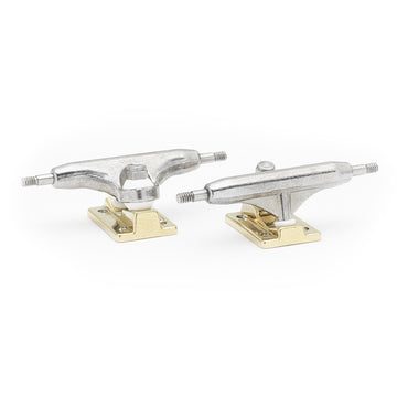 dynamic fingerboard trucks 29mm width gold special edition locknut baseplate