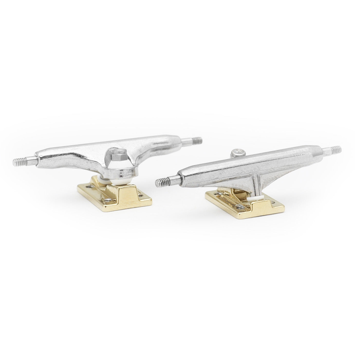 dynamic trucks 34mm width chrome hanger gold baseplate