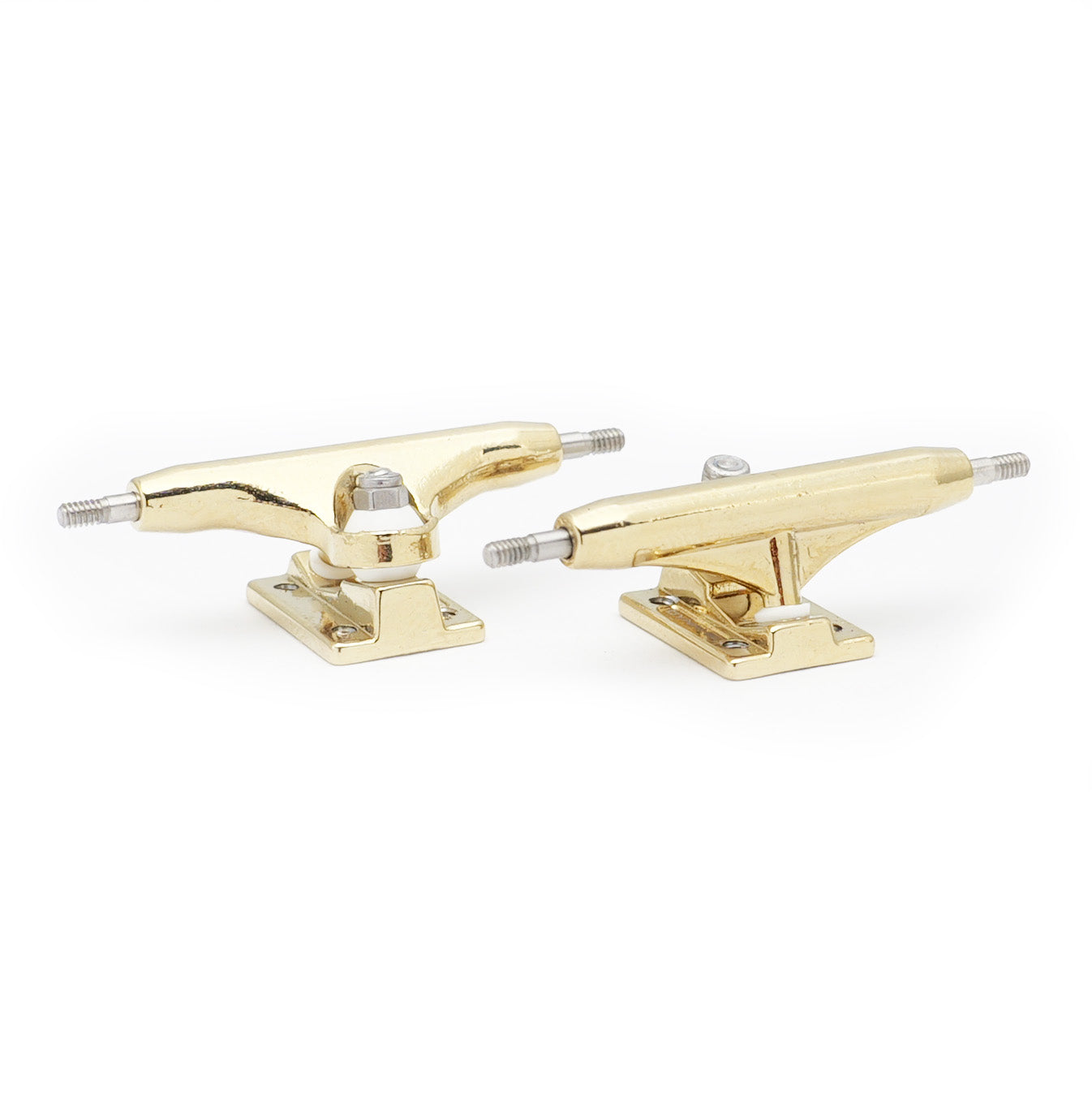dynamic fingerboard trucks 32mm width gold hanger gold baseplate special edition locknut baseplate
