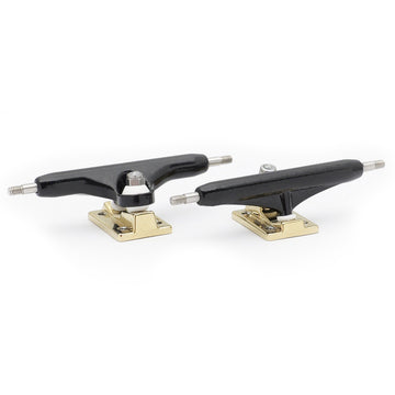 dynamic trucks 36mm width black hanger gold baseplate special edition