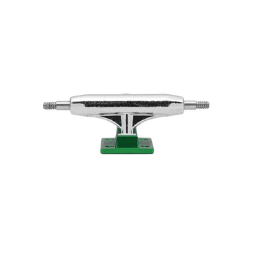 dynamic trucks 26mm chrome hanger green baseplate