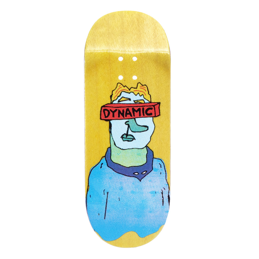 dynamic fingerboard deck only vision blue graphic