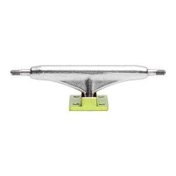 dynamic trucks 34mm chrome hanger lime green baseplate