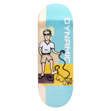 dynamic fingerboard deck only catwalker blue graphic