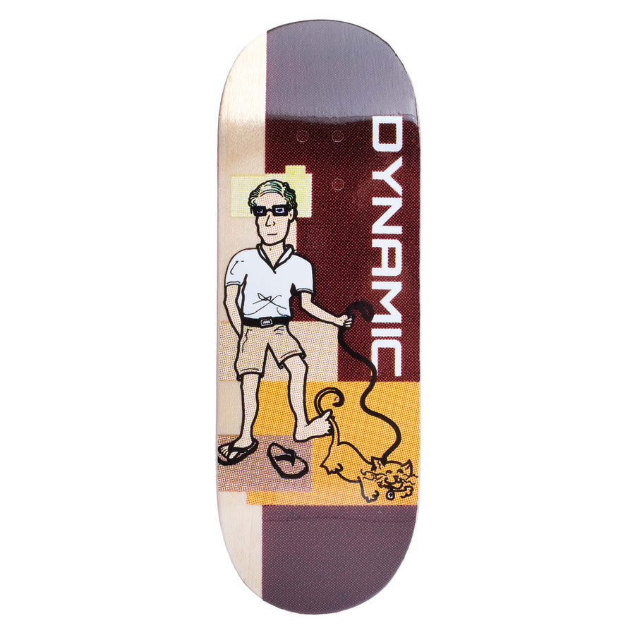 dynamic fingerboard deck only catwalker red graphic
