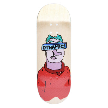 dynamic fingerboard deck only vision red graphic
