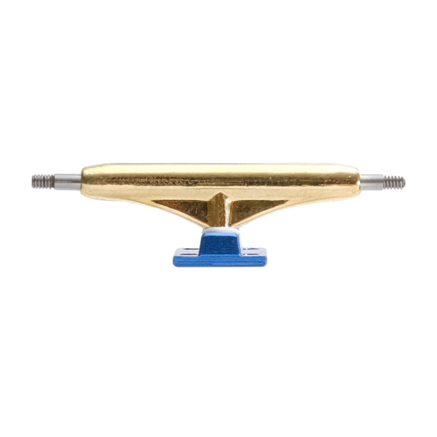 dynamic trucks 34mm gold hanger blue baseplate