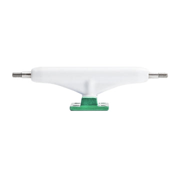 dynamic trucks 34mm white hanger green baseplate