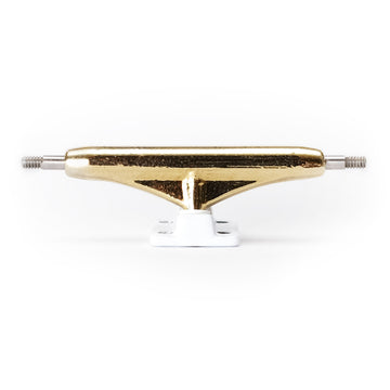 dynamic trucks 34mm gold hanger white baseplate