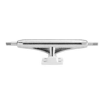 dynamic trucks 36mm white baseplate fingerboard chrome hanger