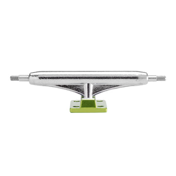 dynamic trucks 36mm lime green baseplate fingerboard chrome hanger