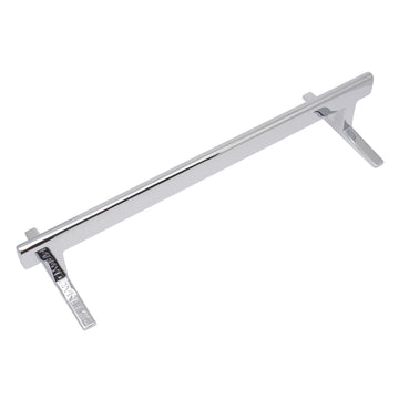 low round flatbar chrome dynamic 9 inch long 1.625 inch tall