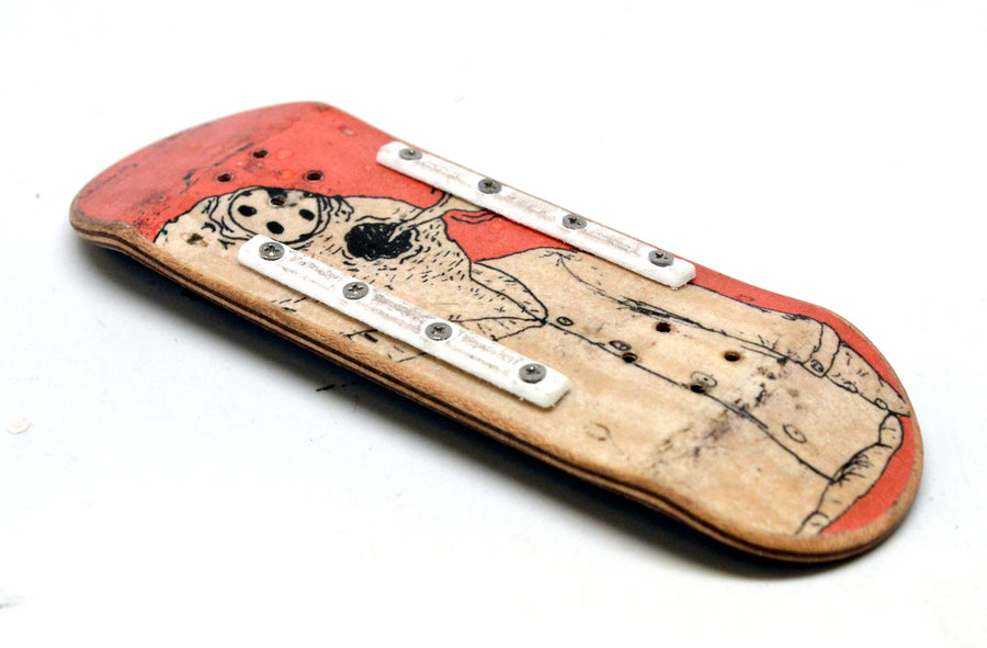 fingerboard boardrails on a deck