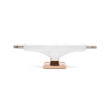 dynamic trucks 32mm white hanger rose gold baseplate