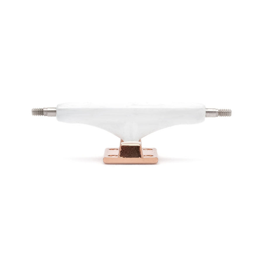 dynamic trucks 32mm white hanger rose gold baseplate