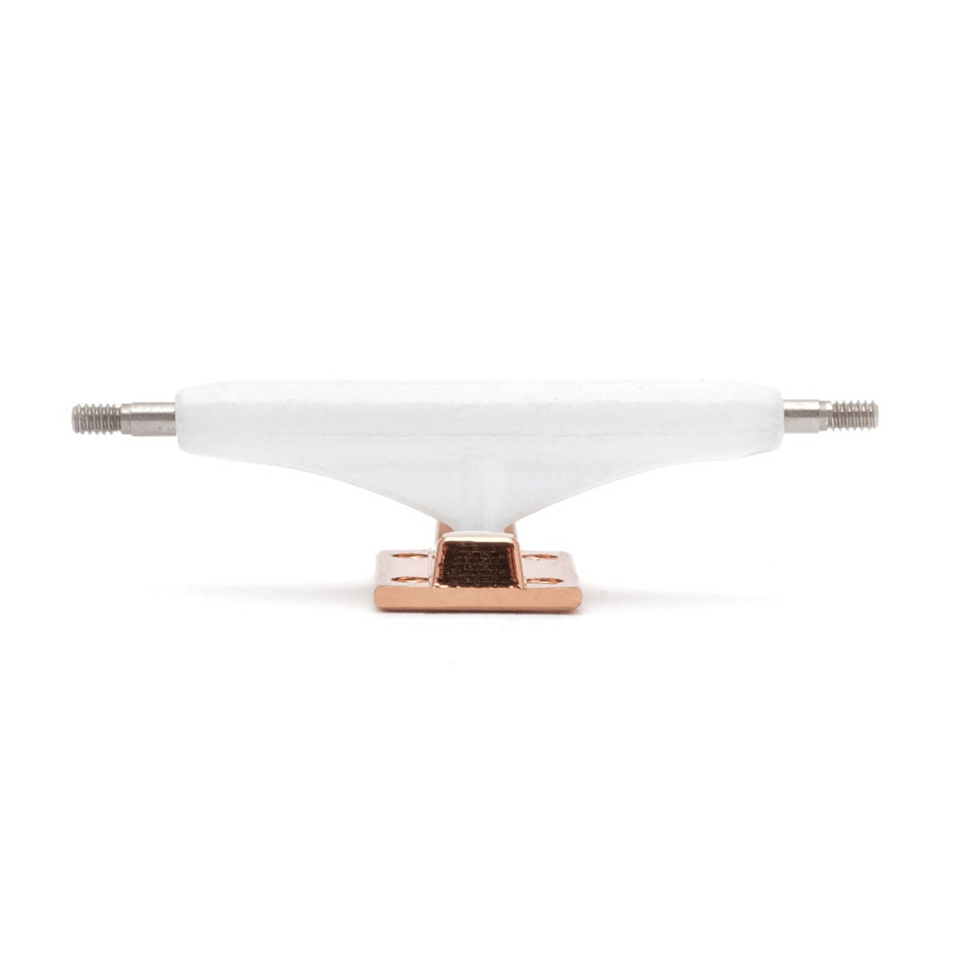 dynamic trucks 34mm white hanger rose gold baseplate
